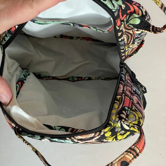 Vera Bradley Lunch Bunch Bag Multicolor Sierra Print Insulated Cotton - Picture 6 of 6